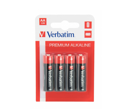 Bateria lub akumulatorek VERBATIM Premium Alkaline LR6 AA (4 szt.) 49921